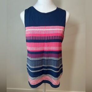Tommy Bahama Sleeveless Striped Silk Tank – Size S/P